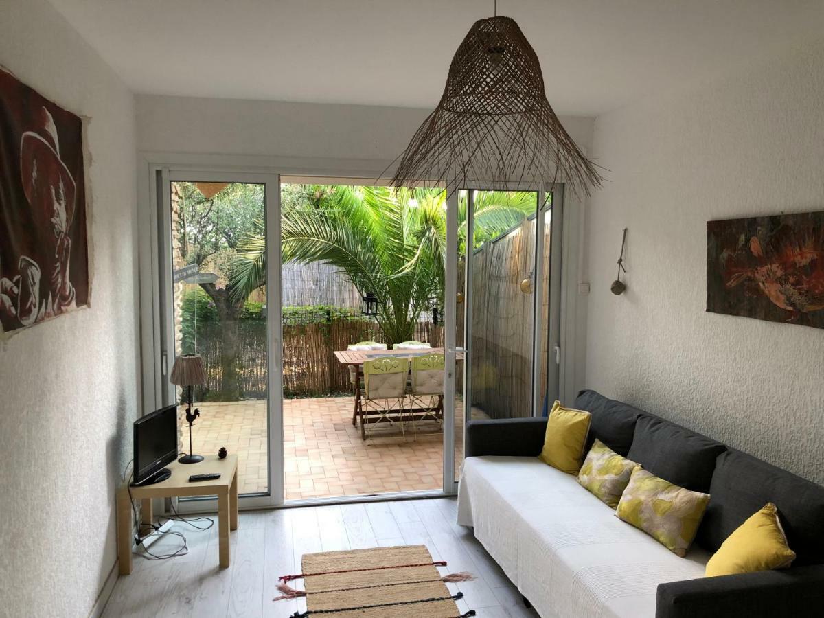 **** Beau T2 De 40 M2, Jardin De 70M2, Au Calme, A 50 Metres De La Plage Le Pradet Exteriör bild