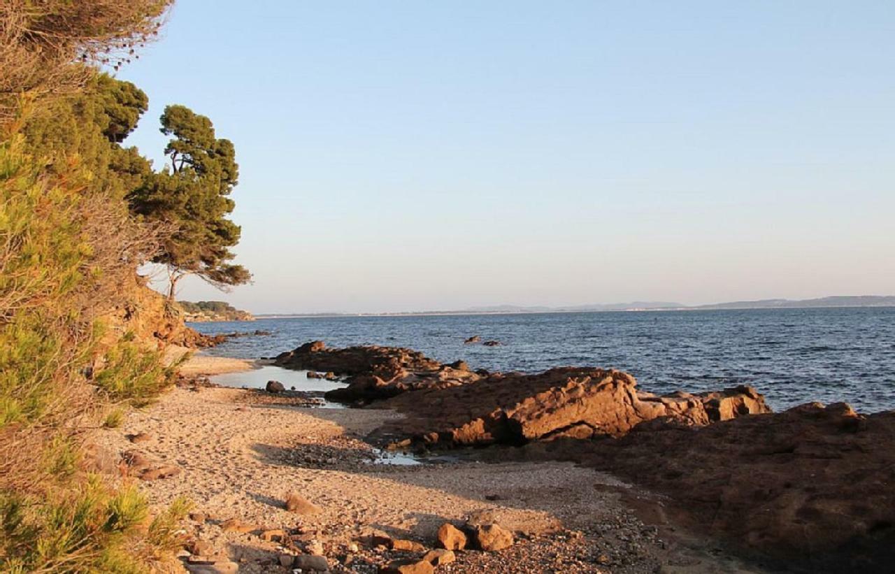 **** Beau T2 De 40 M2, Jardin De 70M2, Au Calme, A 50 Metres De La Plage Le Pradet Exteriör bild